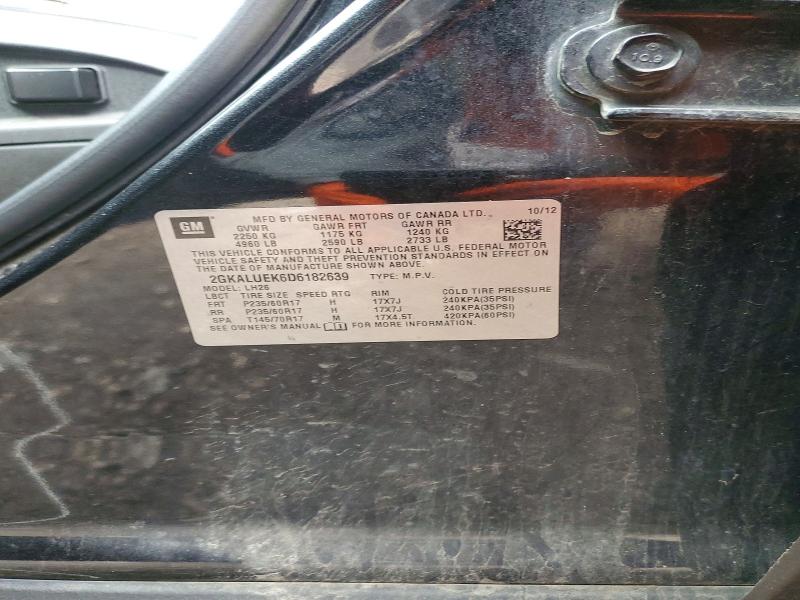 Продажа на аукционе авто 2013 Gmc Terrain, vin: 2GKALUEK6D6182639, номер лота: 51334986