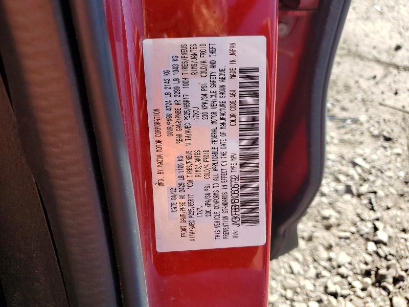 Продаж на аукціоні авто 2022 Mazda Cx-5, vin: JM3KFBBM6N0606792, номер лоту: 55152826