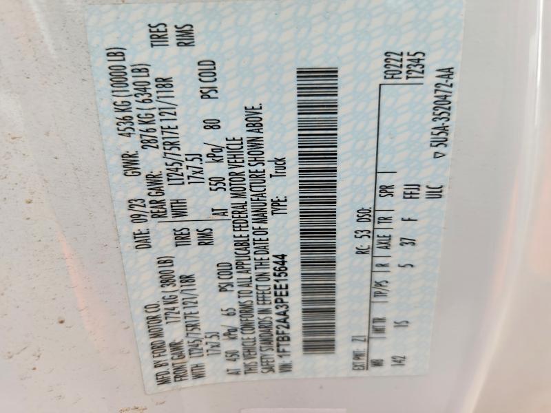 Aukcja sprzedaży 2023 Ford F250, vin: 1FTBF2AA3PEE15644, numer aukcji: 51703876