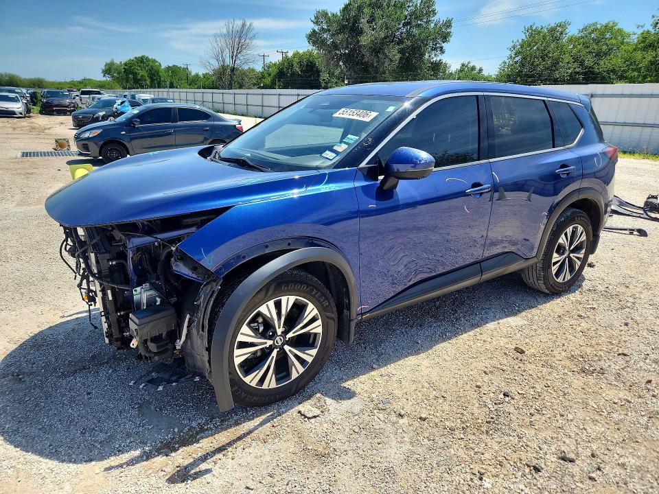 55153406 :رقم المزاد ، JN8AT3BA4MW010086 vin ، 2021 Nissan Rogue مزاد بيع