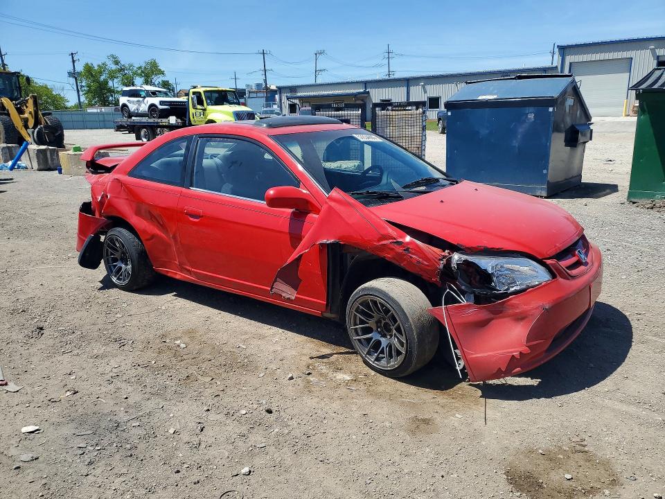 2001 Honda Civic მანქანა იყიდება აუქციონზე, vin: 1HGEM21921L123884, აუქციონის ნომერი: 53654686