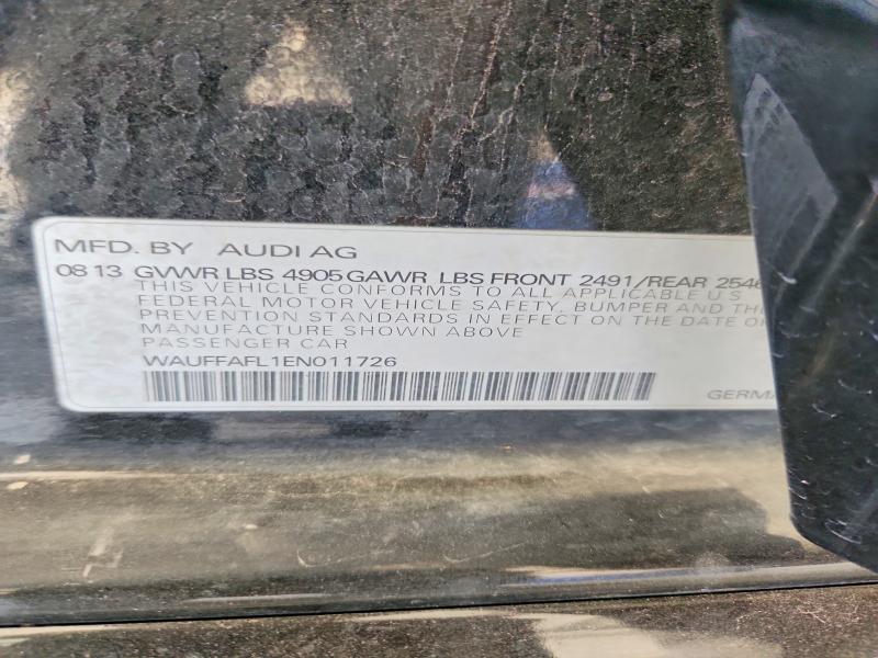 Aukcja sprzedaży 2014 Audi A4, vin: WAUFFAFL1EN011726, numer aukcji: 53221836