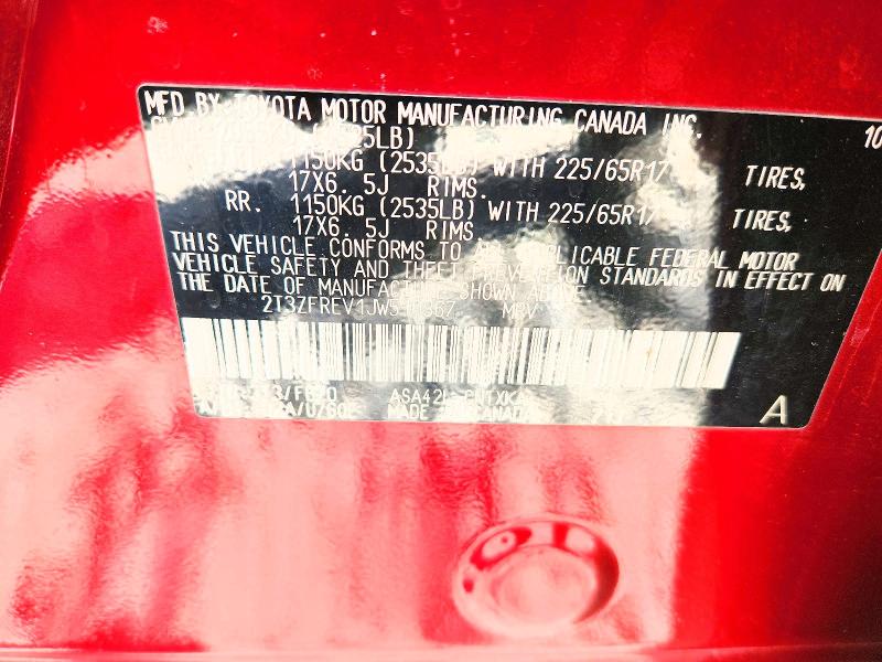 2018 Toyota Rav4 მანქანა იყიდება აუქციონზე, vin: 2T3ZFREV1JW510367, აუქციონის ნომერი: 53834046