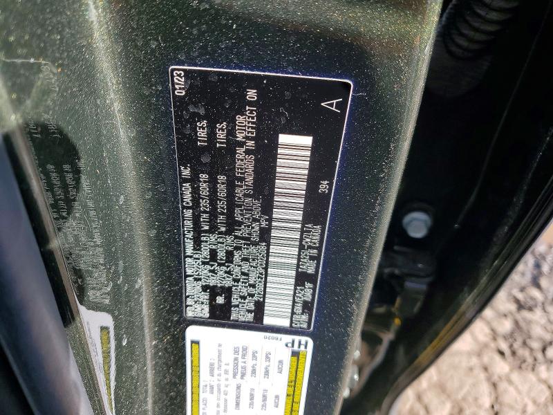 2023 Lexus Nx მანქანა იყიდება აუქციონზე, vin: 2T2GGCEZ3PC025084, აუქციონის ნომერი: 52758786