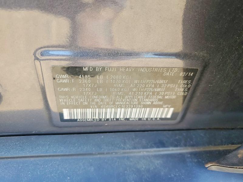 Aukcja sprzedaży 2014 Subaru Outback, vin: 4S4BRCLC1E3291390, numer aukcji: 54454576