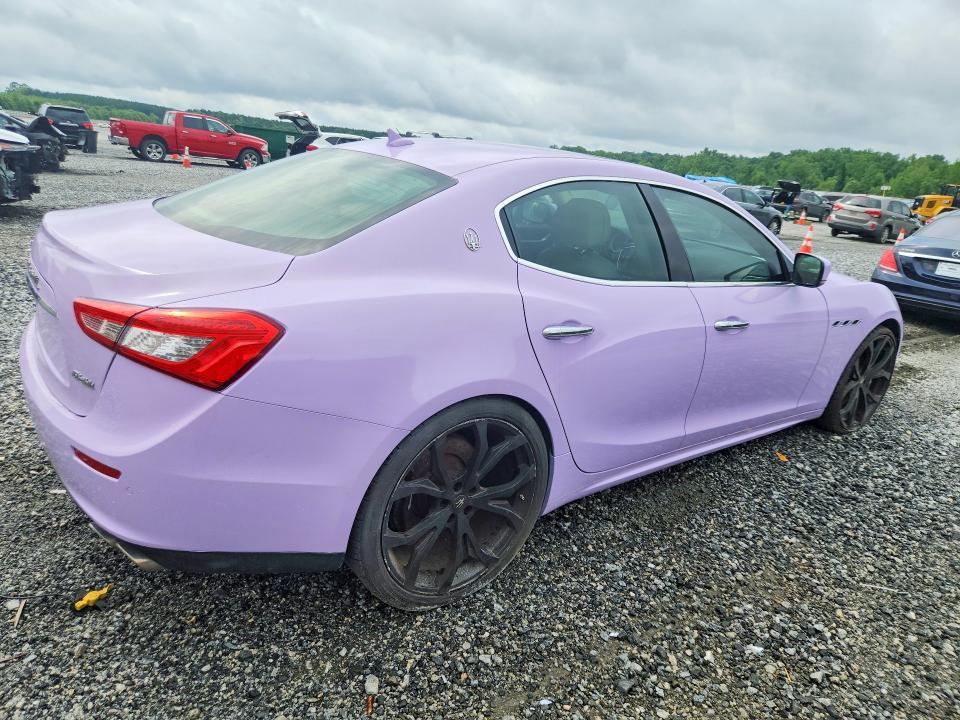 2014 Maserati Ghibli მანქანა იყიდება აუქციონზე, vin: ZAM57RTA3E1087772, აუქციონის ნომერი: 54986376