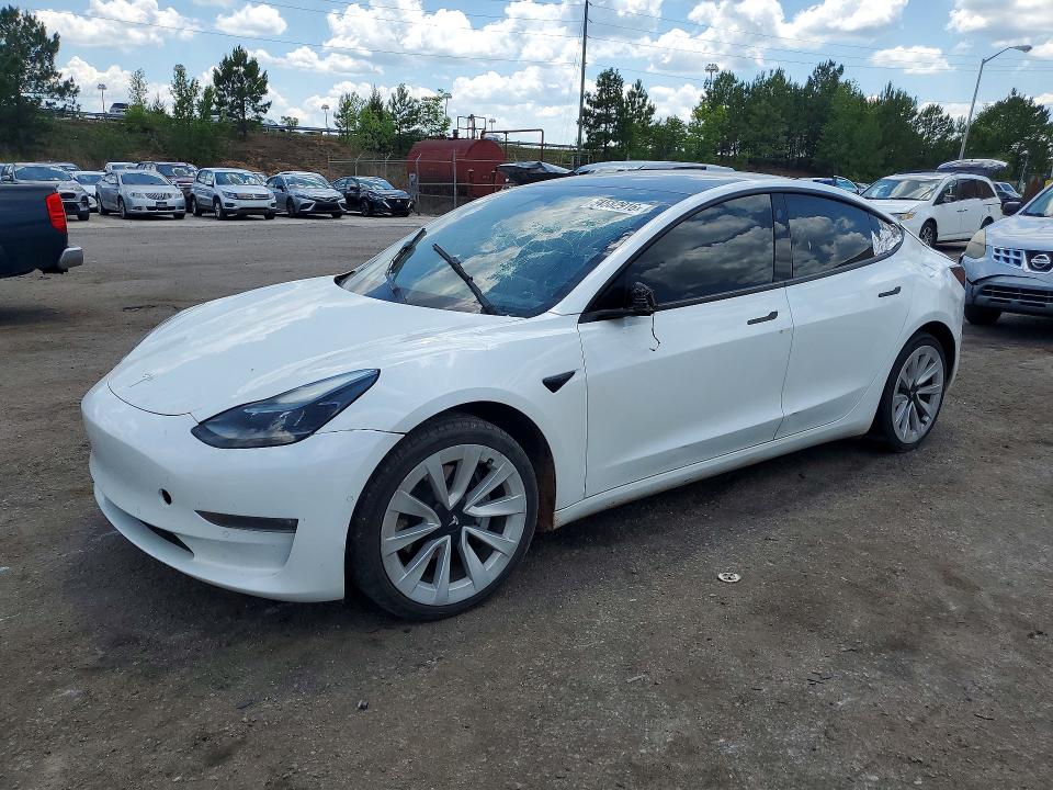 Продажа на аукционе авто 2022 Tesla Model 3, vin: 5YJ3E1EB6NF103222, номер лота: 54582916