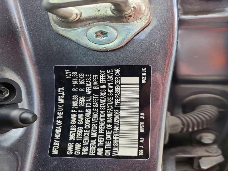Aukcja sprzedaży 2018 Honda Civic, vin: SHHFK7H41JU204067, numer aukcji: 53582436