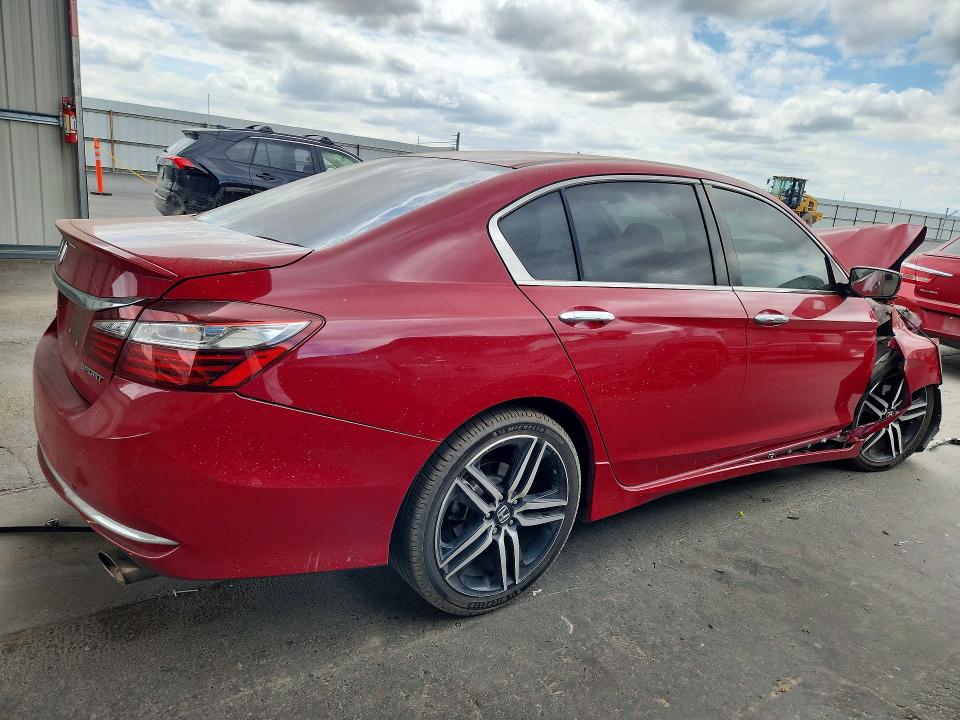 55016746 :رقم المزاد ، 1HGCR2F52GA166494 vin ، 2016 Honda Accord مزاد بيع
