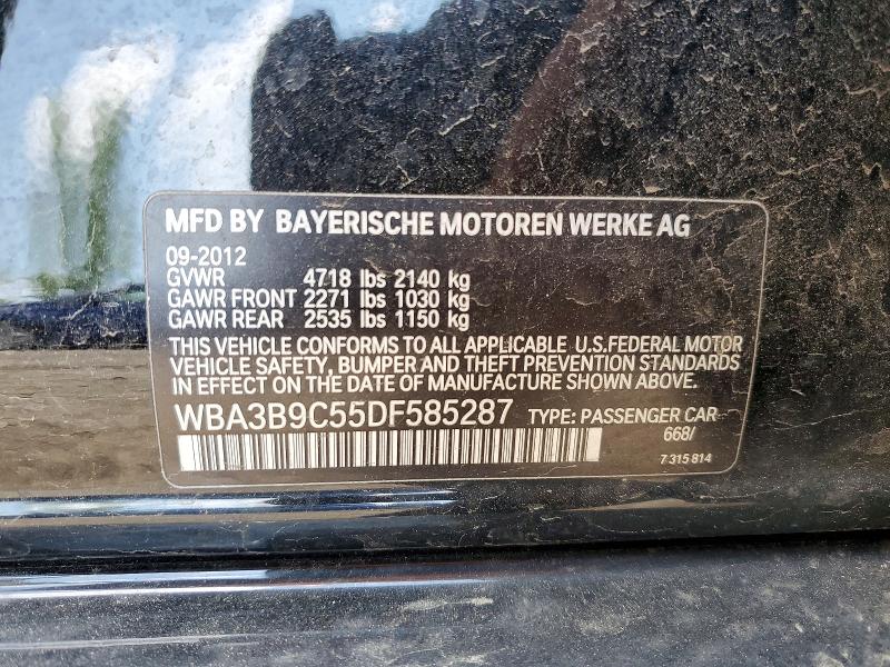 Aukcja sprzedaży 2013 Bmw 335, vin: WBA3B9C55DF585287, numer aukcji: 53746896