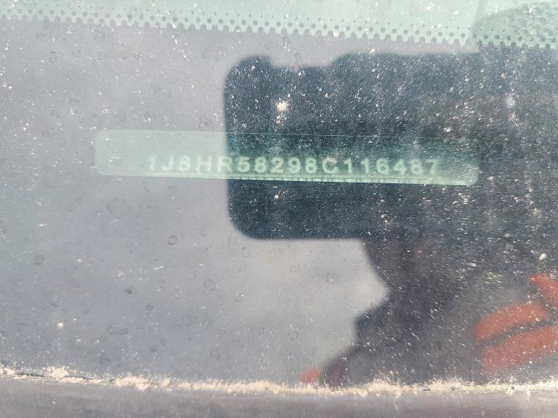 50357176 :رقم المزاد ، 1J8HR58298C116487 vin ، 2008 Jeep Grand Cherokee مزاد بيع