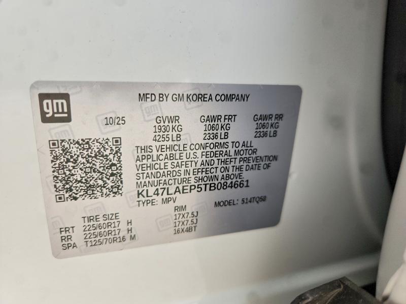 Продаж на аукціоні авто 2026 Buick Envista, vin: KL47LAEP5TB084661, номер лоту: 51987606