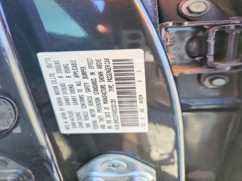 Продажа на аукционе авто 2014 Acura Tsx, vin: JH4CU2F4XEC001281, номер лота: 54531726