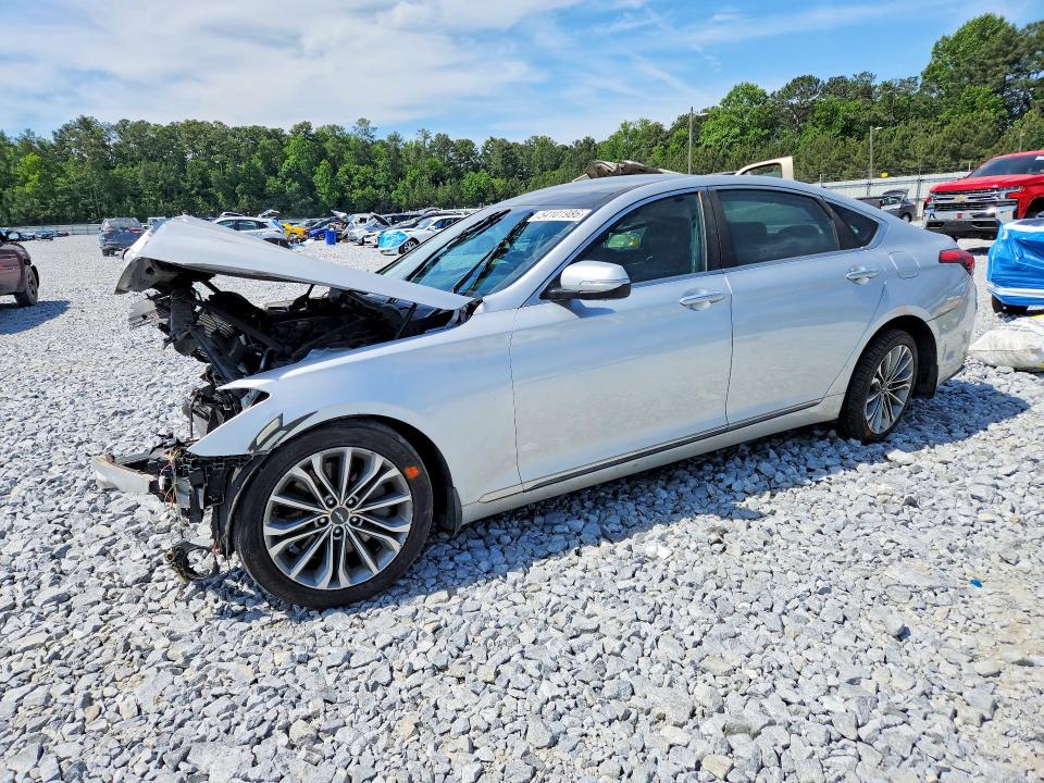 2017 Genesis G80 მანქანა იყიდება აუქციონზე, vin: KMHGN4JE0HU175334, აუქციონის ნომერი: 54101986
