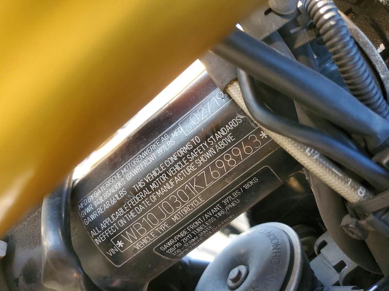 Aukcja sprzedaży 2019 Bmw R Nine T, vin: WB10J0301KZ698963, numer aukcji: 52541716