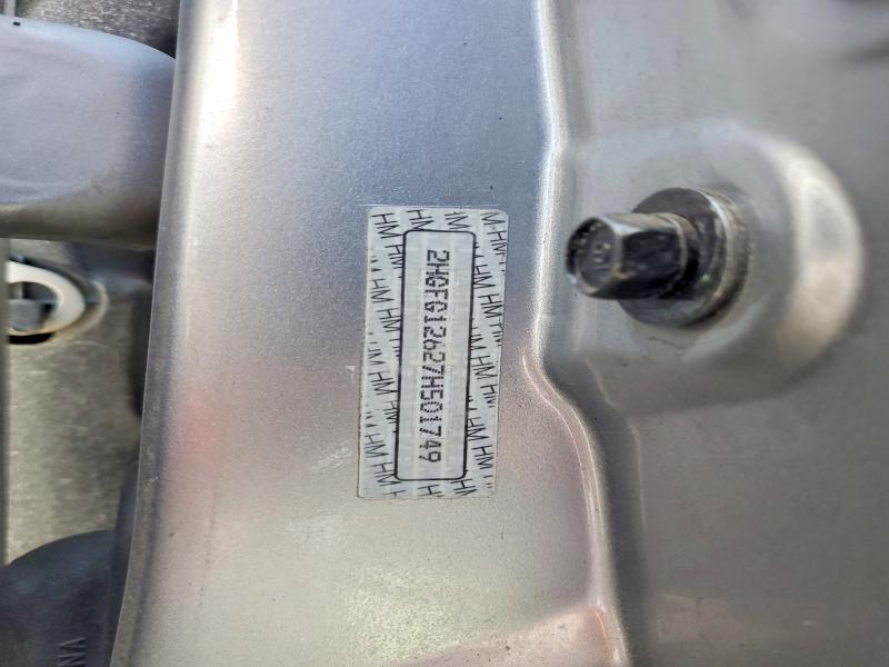 53482426 :رقم المزاد ، 2HGFG12627H501749 vin ، 2007 Honda Civic مزاد بيع