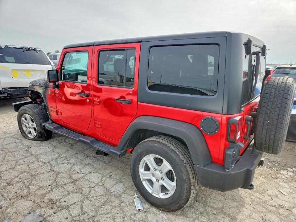 Продажа на аукционе авто 2016 Jeep Wrangler Unlimited, vin: 1C4BJWDG0GL242960, номер лота: 54785356