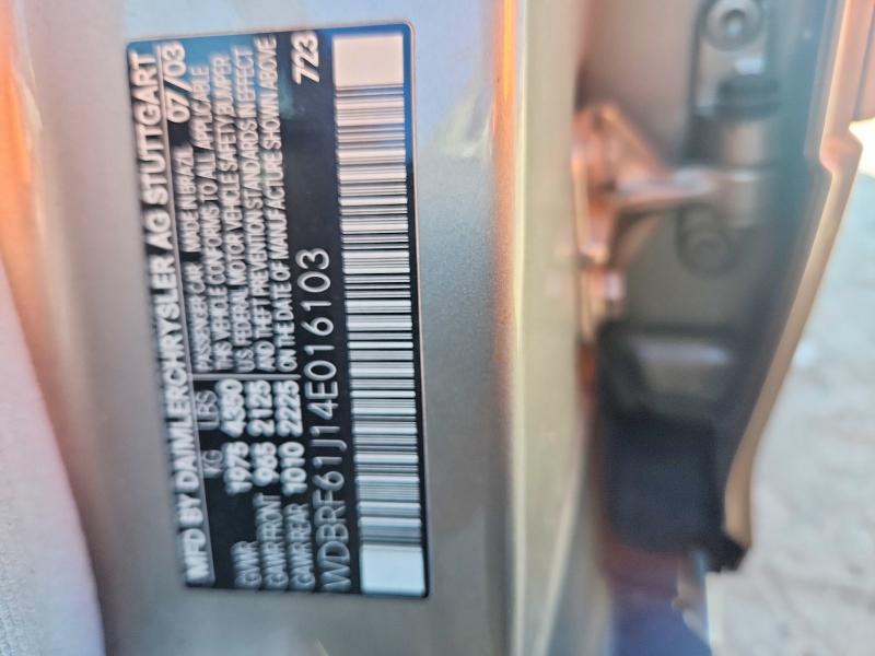 Продаж на аукціоні авто 2004 Mercedes-benz C, vin: WDBRF61J14E016103, номер лоту: 52934866