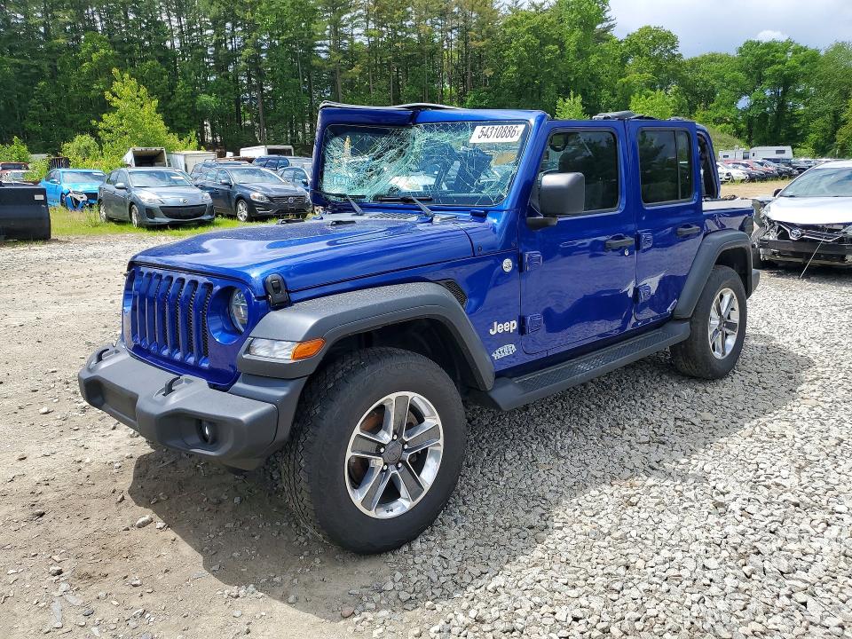 2020 Jeep Wrangler Unlimited მანქანა იყიდება აუქციონზე, vin: 1C4HJXDG9LW121143, აუქციონის ნომერი: 54310886