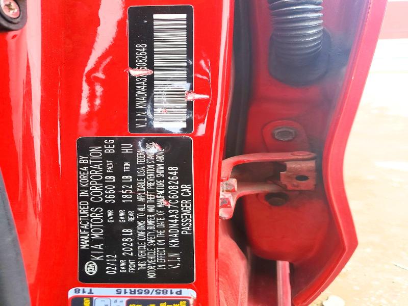 Продаж на аукціоні авто 2012 Kia Rio, vin: KNADN4A37C6082648, номер лоту: 53969846