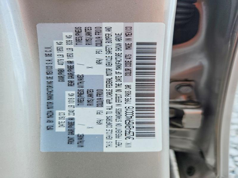54187626 :رقم المزاد ، 3MZBPABM6RM400016 vin ، 2024 Mazda 3 مزاد بيع