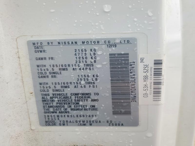 Продажа на аукционе авто 2020 Nissan Nv200, vin: 3N6CM0KN3LK697491, номер лота: 52363556