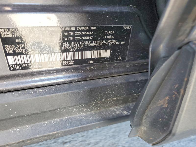 Aukcja sprzedaży 2024 Toyota Rav4, vin: 2T3W1RFV5RC253663, numer aukcji: 53629256