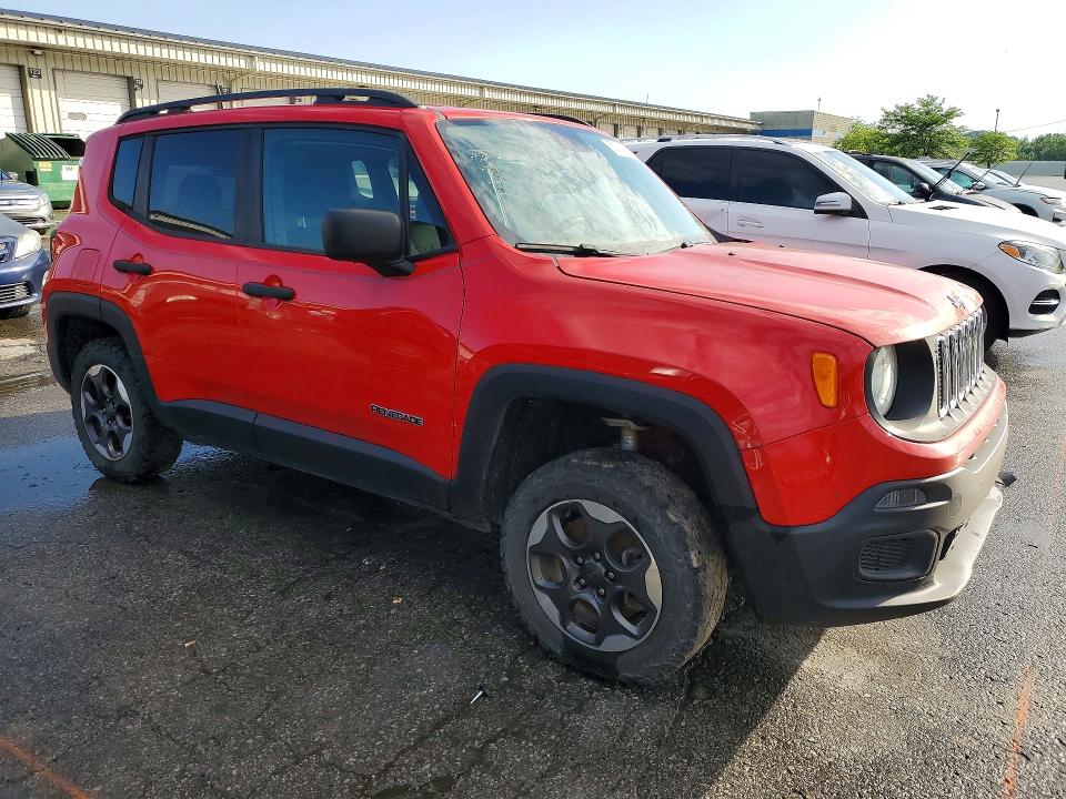 2018 Jeep Renegade მანქანა იყიდება აუქციონზე, vin: ZACCJBAH9JPH03523, აუქციონის ნომერი: 50719456