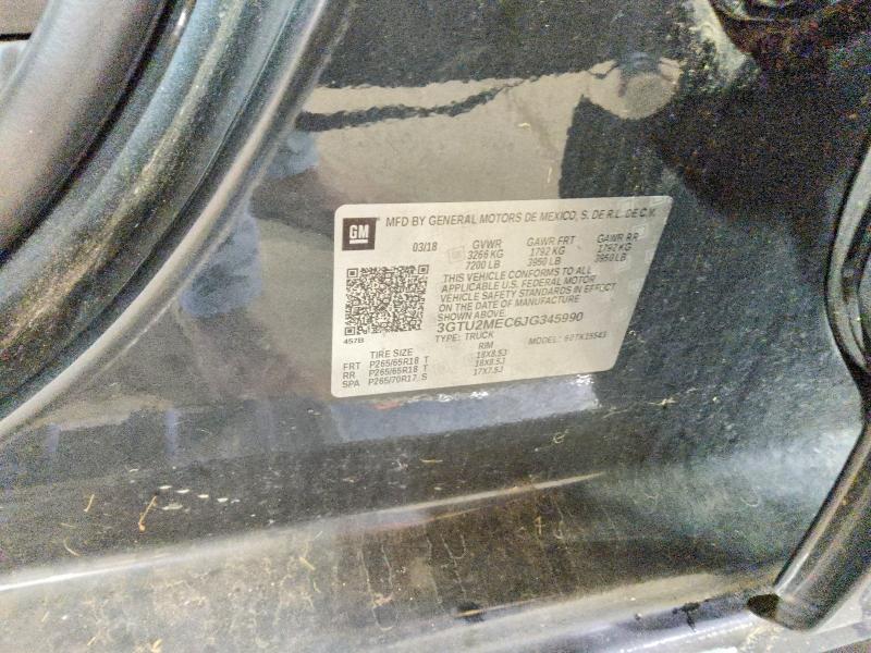 52035706 :رقم المزاد ، 3GTU2MEC6JG345990 vin ، 2018 Gmc Sierra مزاد بيع
