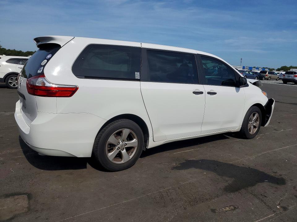 Продаж на аукціоні авто 2017 Toyota Sienna, vin: 5TDZZ3DCXHS826415, номер лоту: 52707976