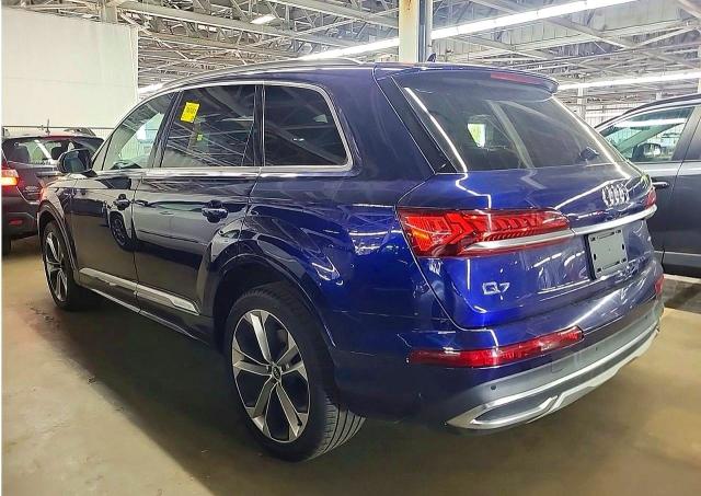 2021 Audi Q7 მანქანა იყიდება აუქციონზე, vin: WA1LXAF72MD014929, აუქციონის ნომერი: 55493746