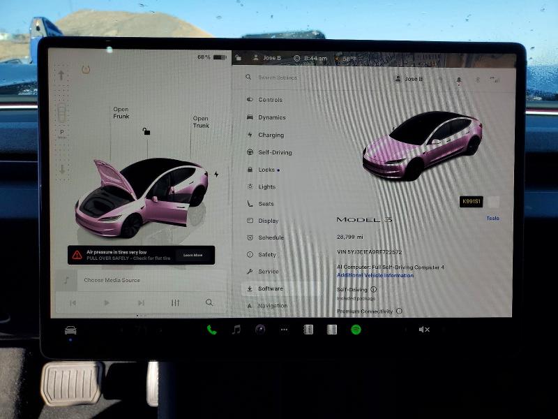 2024 Tesla Model 3 მანქანა იყიდება აუქციონზე, vin: 5YJ3E1EA9RF722572, აუქციონის ნომერი: 52455526