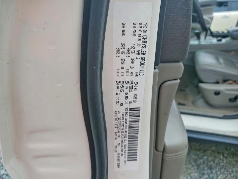 Aukcja sprzedaży 2012 Jeep Grand Cherokee, vin: 1C4RJFAT5CC297740, numer aukcji: 52291146