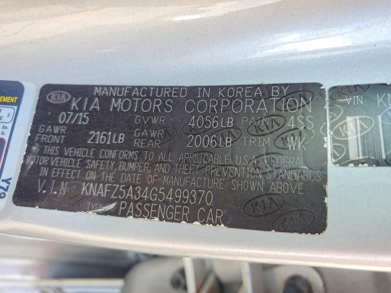 Продаж на аукціоні авто 2016 Kia Forte, vin: KNAFZ5A34G5499370, номер лоту: 54421466