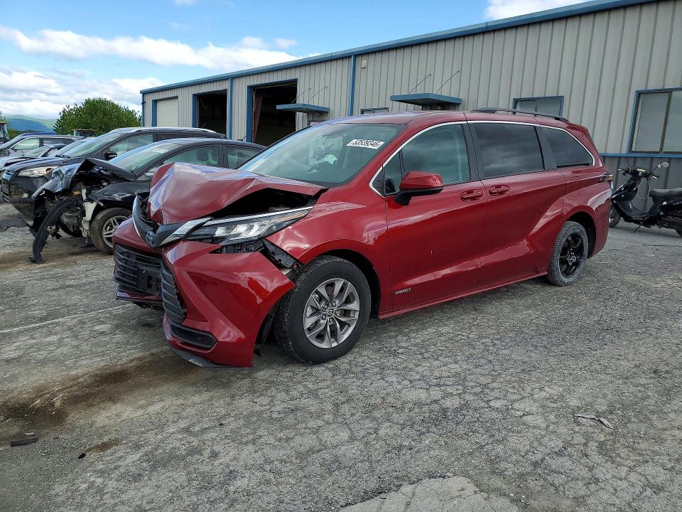 Продаж на аукціоні авто 2021 Toyota Sienna, vin: 5TDKRKEC4MS066387, номер лоту: 53539346
