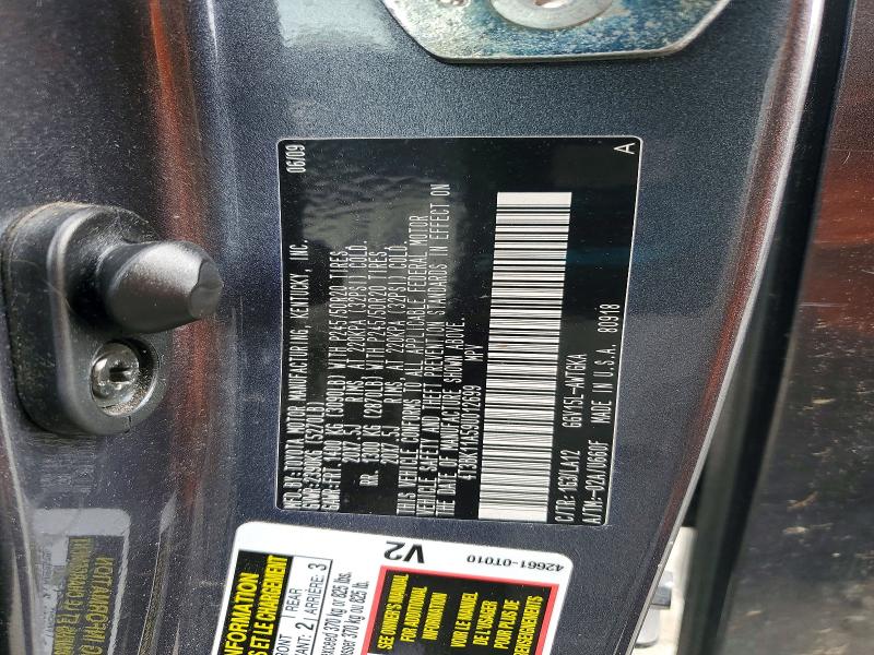 54204696 :رقم المزاد ، 4T3BK11A59U012699 vin ، 2009 Toyota Venza مزاد بيع