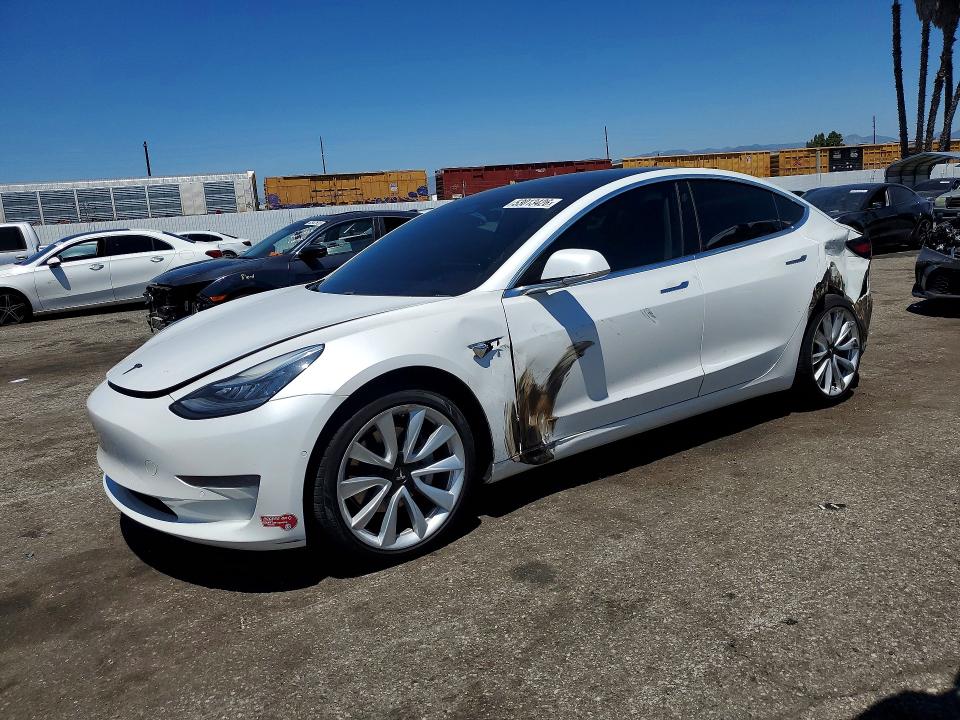 2020 Tesla Model 3 მანქანა იყიდება აუქციონზე, vin: 5YJ3E1EA7LF614278, აუქციონის ნომერი: 53013426