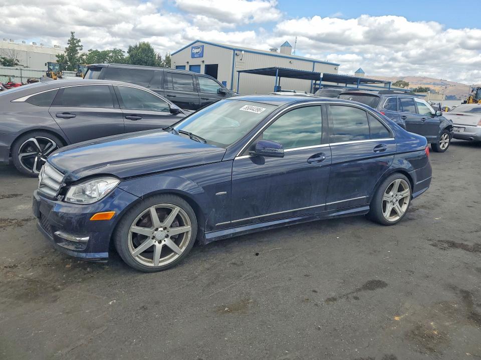 Auction sale of the 2012 Mercedes-benz C, vin: WDDGF4HBXCA629764, lot number: 55044396