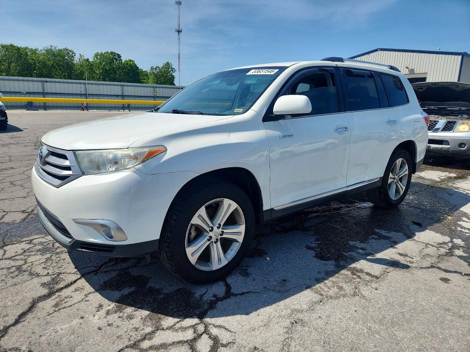 Продажа на аукционе авто 2012 Toyota Highlander, vin: 5TDYK3EH3CS083163, номер лота: 53651546