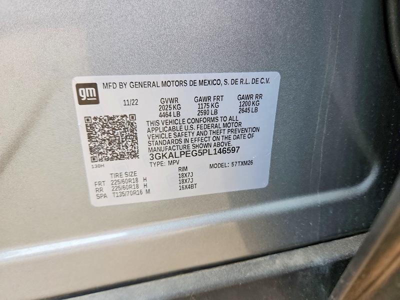 54320806 :رقم المزاد ، 3GKALPEG5PL146597 vin ، 2023 Gmc Terrain مزاد بيع