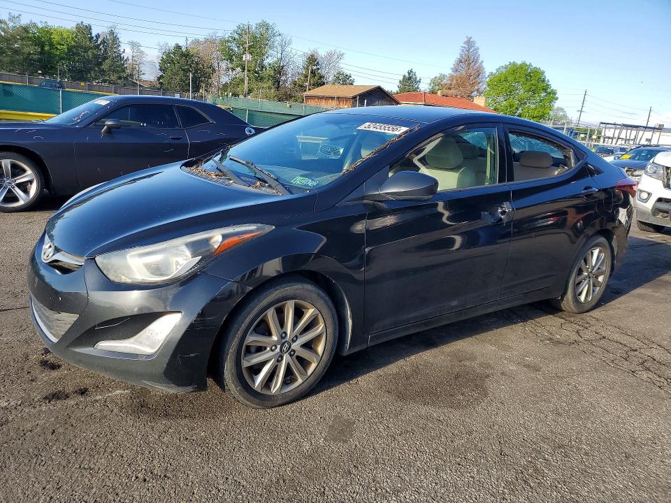 2014 Hyundai Elantra მანქანა იყიდება აუქციონზე, vin: KMHDH4AE5EU073176, აუქციონის ნომერი: 52455556