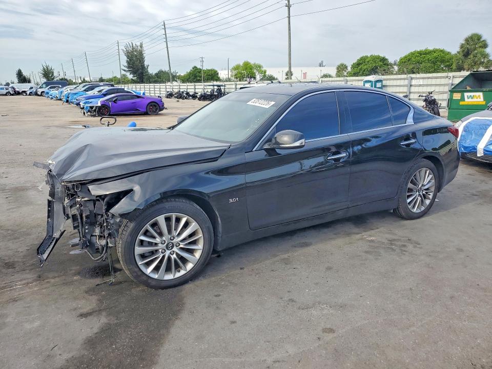 53512226 :رقم المزاد ، JN1EV7AR7KM559458 vin ، 2019 Infiniti Q50 مزاد بيع