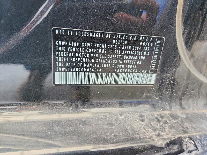 Aukcja sprzedaży 2016 Volkswagen Gti, vin: 3VW5T7AU2GM066044, numer aukcji: 55044746