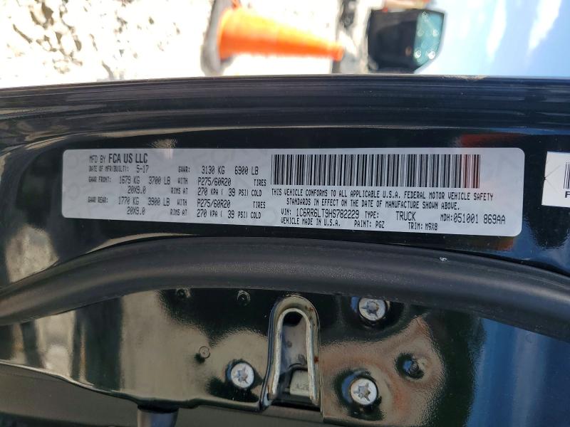 Auction sale of the 2017 Ram 1500, vin: 1C6RR6LT9HS782229, lot number: 52187026