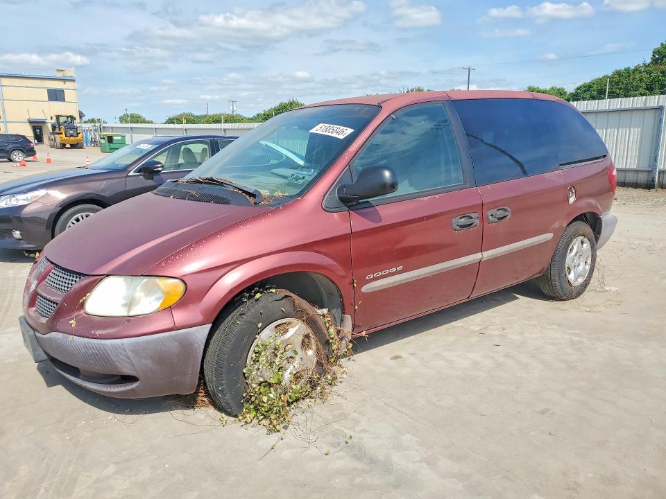 51885846 :رقم المزاد ، 1B4GP25371B169928 vin ، 2001 Dodge Caravan مزاد بيع