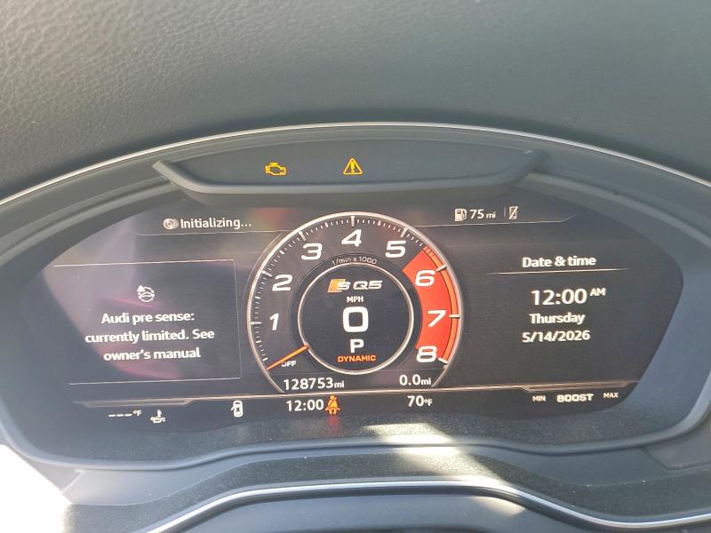 Aukcja sprzedaży 2018 Audi Sq5, vin: WA1A4AFY2J2195997, numer aukcji: 53513096