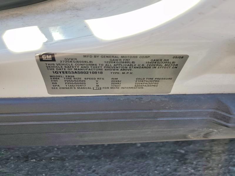 Продаж на аукціоні авто 2008 Cadillac Srx, vin: 1GYEE53A580210818, номер лоту: 52446456