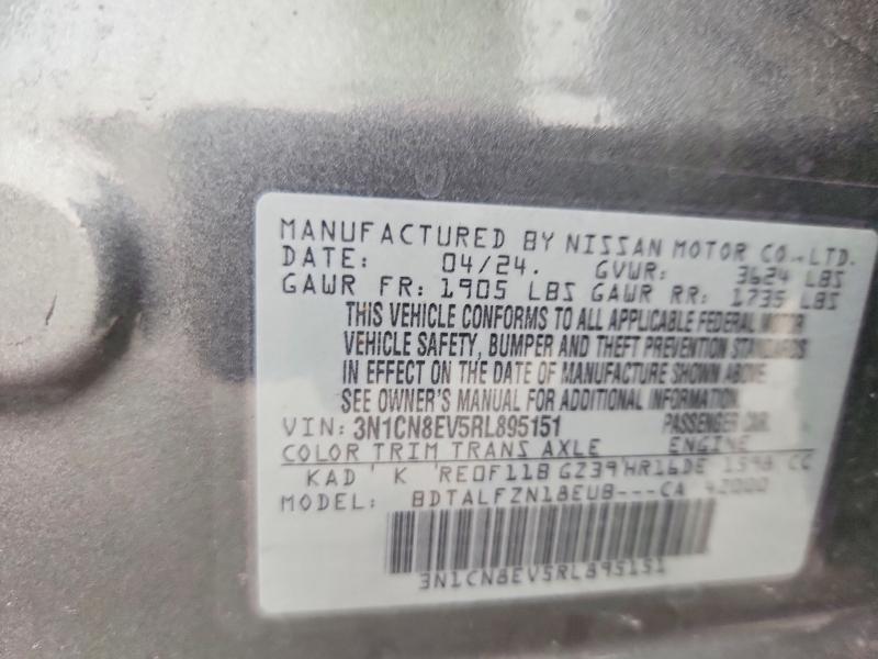 Продаж на аукціоні авто 2024 Nissan Versa, vin: 3N1CN8EV5RL895151, номер лоту: 52645466