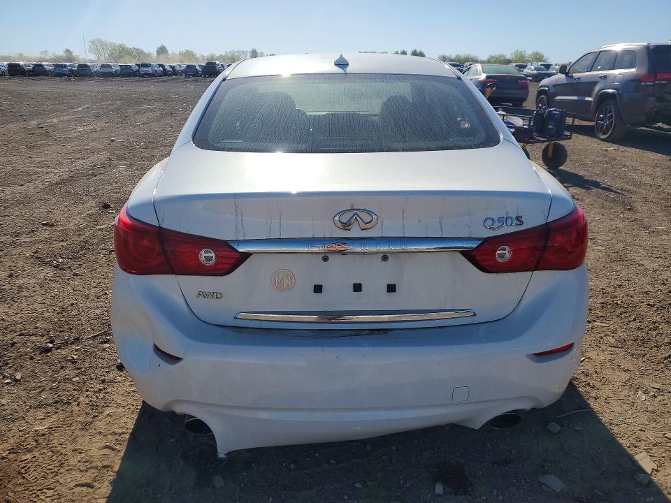 53225216 :رقم المزاد ، JN1BV7AR0FM394927 vin ، 2015 Infiniti Q50 مزاد بيع