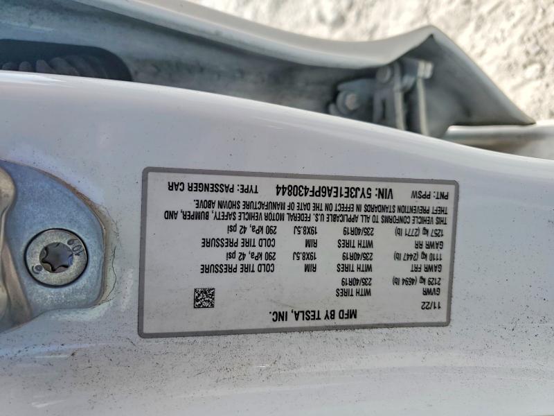 Продажа на аукционе авто 2023 Tesla Model 3, vin: 5YJ3E1EA6PF430844, номер лота: 53983926